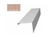 Нащельник (для калиток и ворот) 25х35 жалюзи Milan, Tokyo 0,45 Print Elite White wood (L1,68) GL – Купить оптом и в розницу