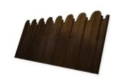 Профнастил C10 B для забора фигурный Grand Line Print-double Elite 0,45 мм Antique Wood Античный Дуб – Купить оптом и в розницу