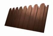 Профнастил C10 A для забора фигурный Grand Line Print Elite 0,45 мм Choco Wood Шоколадное дерево – Купить оптом и в розницу