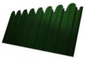 Профнастил C10 B для забора фигурный Grand Line РЕ 0,45 мм RAL 6002 лиственно-зеленый – Купить оптом и в розницу