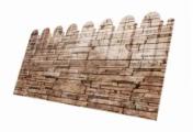 Профнастил C10 B для забора фигурный Grand Line Print Elite 0,45 мм с пленкой Sand Stone Камень песчаник – Купить оптом и в розницу