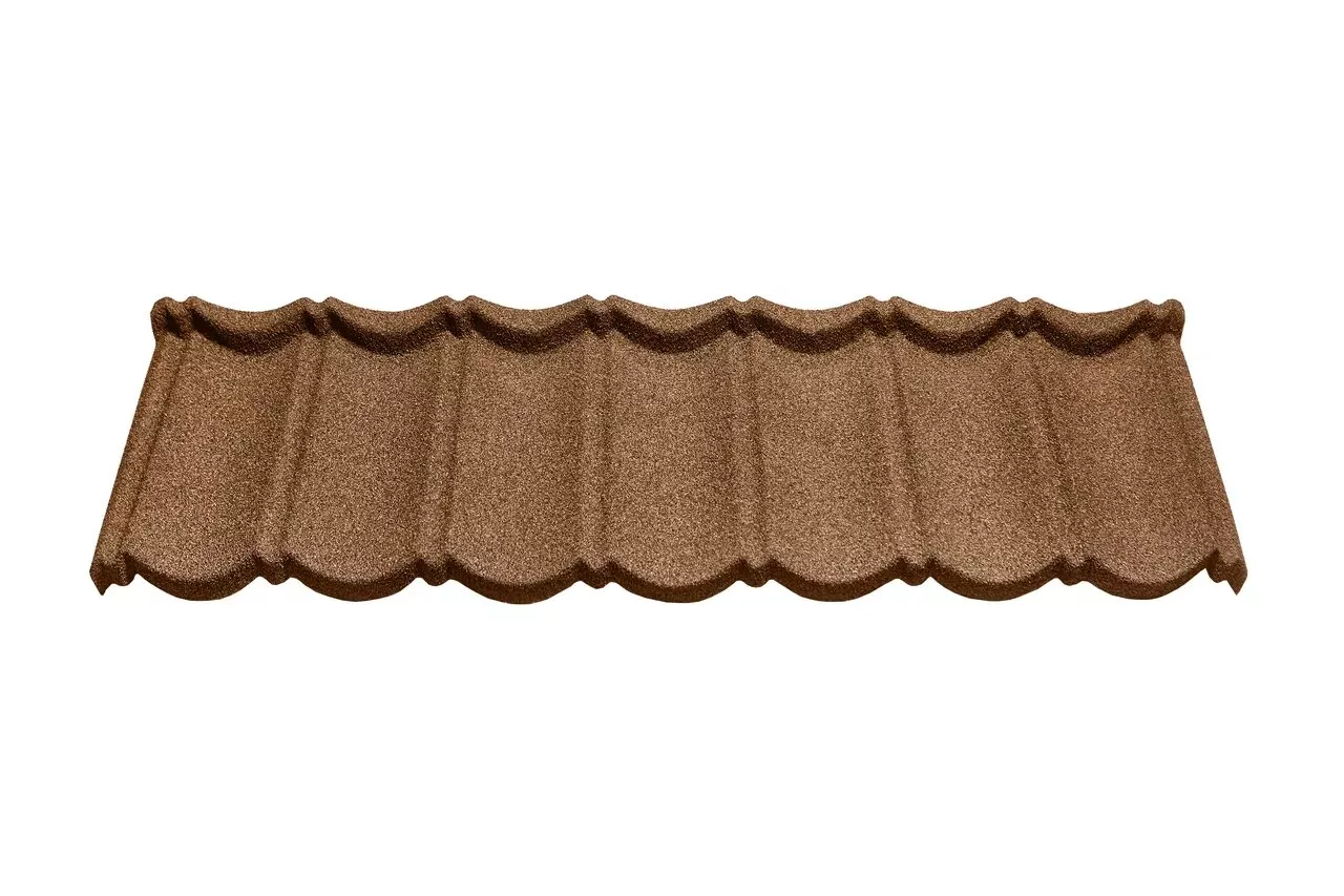Черепица композитная 0.40мм 1340х420мм CM ROOF BOND COFFEE (кофе) купить в санкт-петербурге
