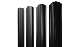 Штакетник Grand Line Slim Полукруглый фигурный 0,5 Satin RAL 9005 Черный. Цена: 114 руб. Артикул: Slim_Fig_086