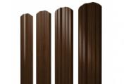 Штакетник Grand Line Twin фигурный 0,45 Print Elite Choco Wood Шоколадное дерево – Купить оптом и в розницу