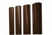Штакетник Grand Line Slim Полукруглый 0,45 Print Elite Choco Wood Шоколадное дерево – Купить оптом и в розницу