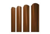 Штакетник Grand Line Slim Полукруглый фигурный 0,5 Quarzit Cuprum Steel Медь – Купить оптом и в розницу