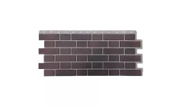 Панель Fineber КИРПИЧ KLINKER 3D Коричнево-чёрный. Цена: 787 руб. Артикул: 47522