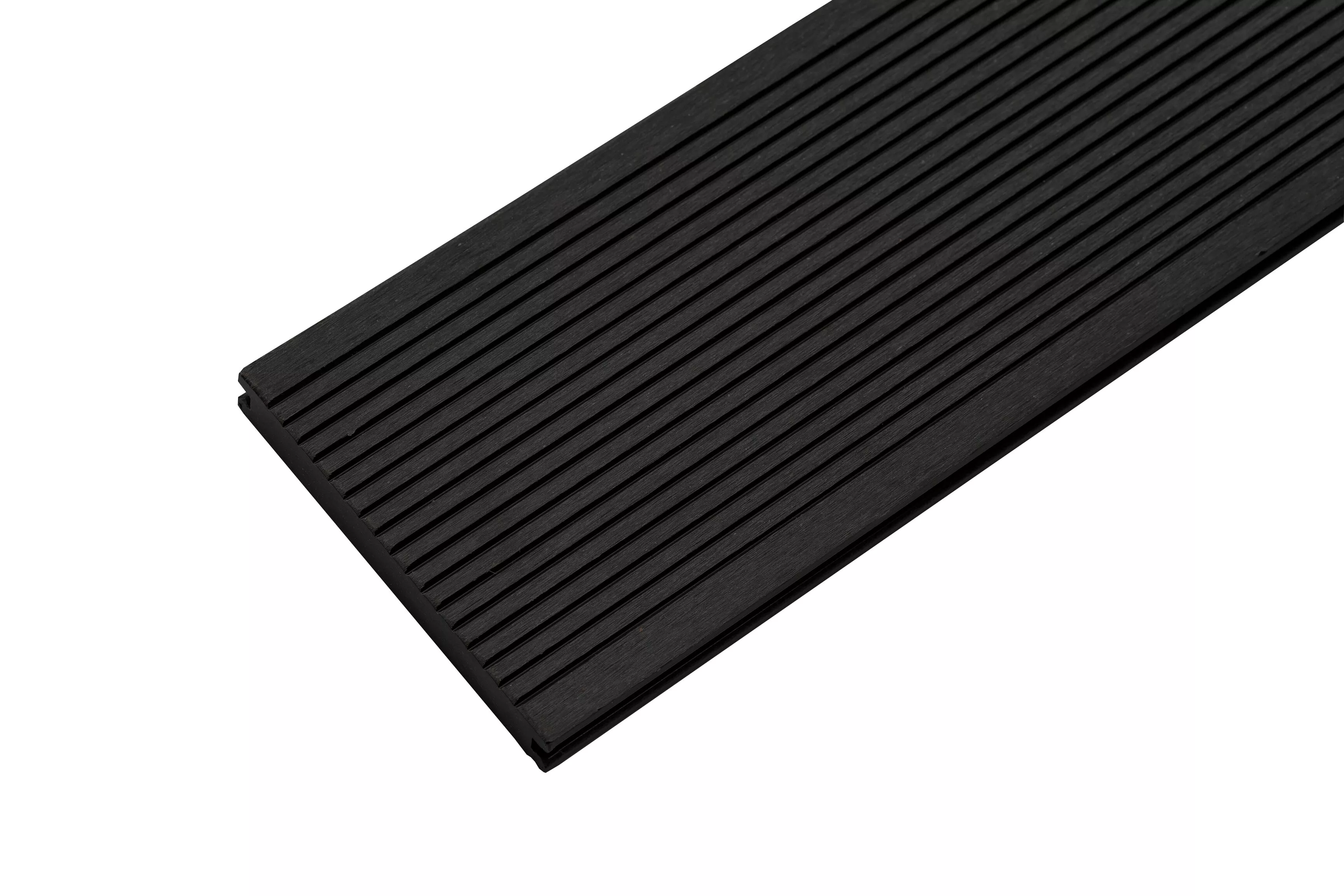 Доска террасная МПК полнотелая с пазом брашир с тиснением антрацит 150х18х3000мм Мастодек купить в санкт-петербурге