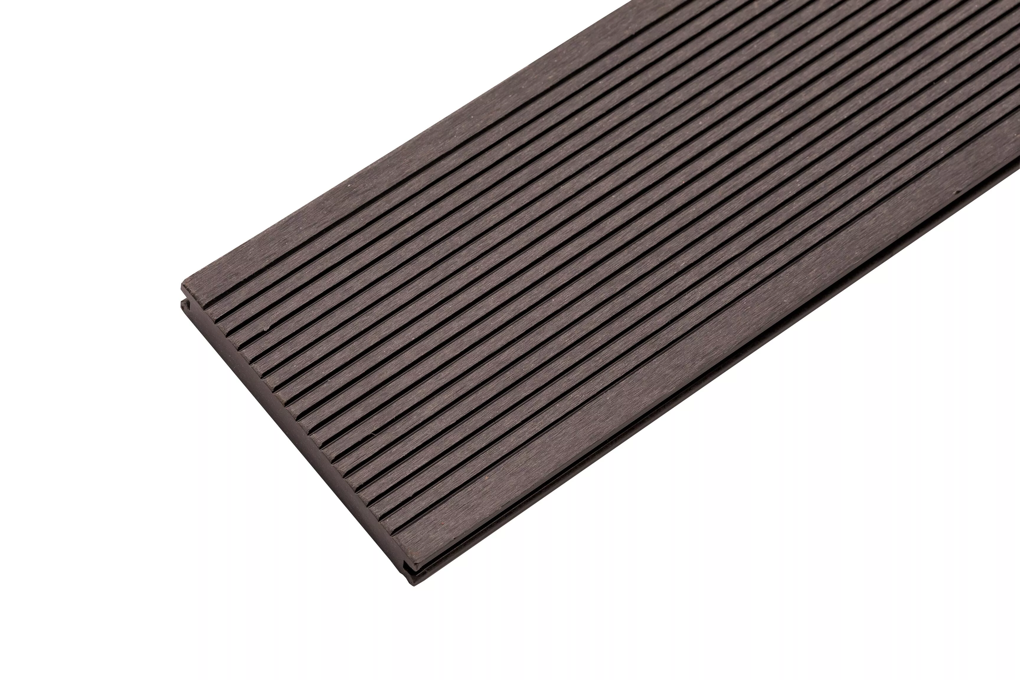 Доска террасная МПК полнотелая с пазом брашир с тиснением кофе 150х18х3000мм Мастодек купить в санкт-петербурге