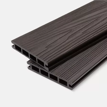 Доска террасная МПК пустотелая с пазом брашир с тиснением кофе 140х25х3000мм Мастодек купить в санкт-петербурге