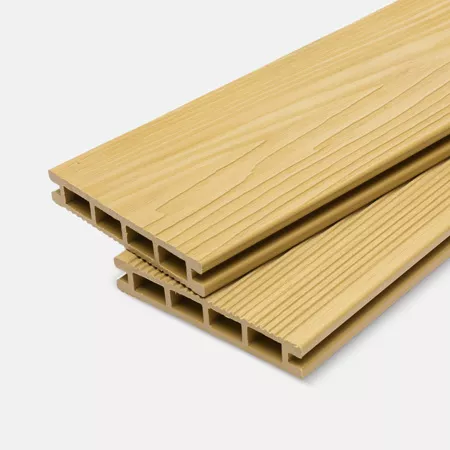 Доска террасная МПК пустотелая с пазом брашир с тиснением песочный 140х25х3000мм Мастодек купить в санкт-петербурге