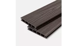 Доска террасная МПК пустотелая с пазом брашир с тиснением шоколад 150х18х3000мм Мастодек. Цена: 453 руб. Артикул: 49024