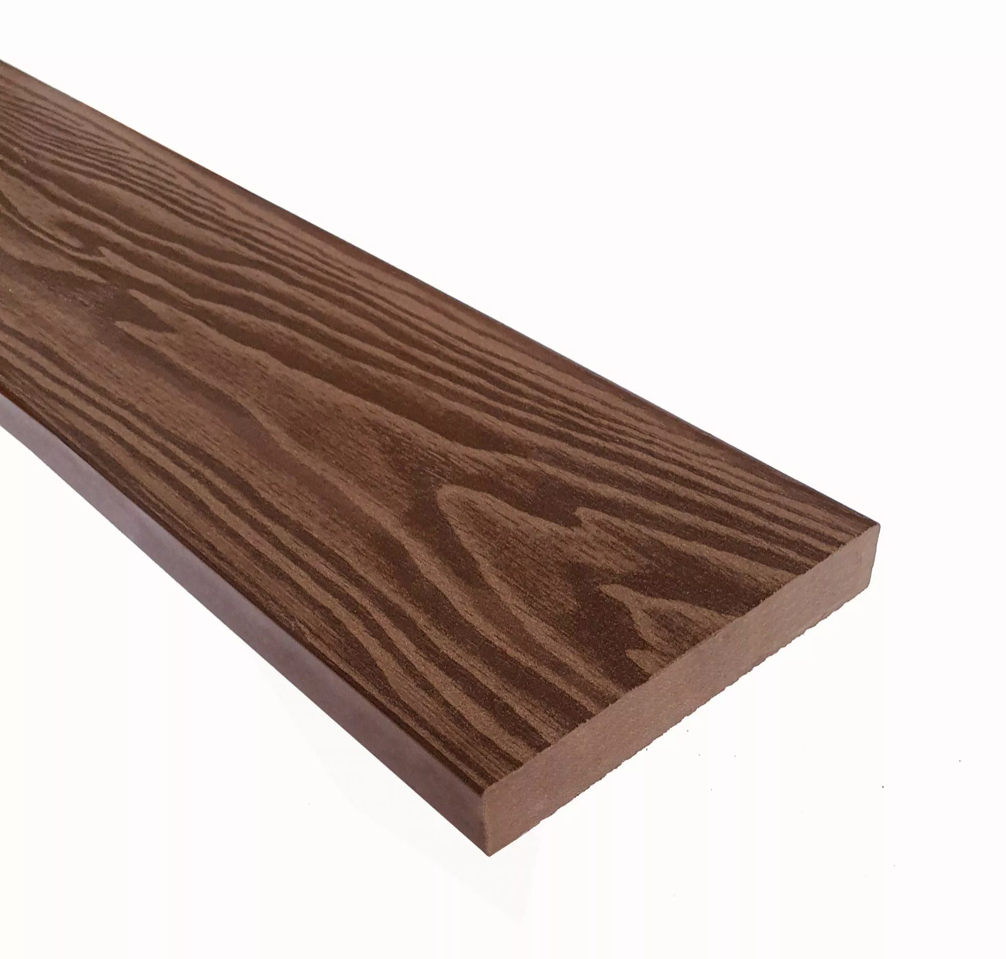 Доска террасная ТЕРРАпол полнотелая без паза СМАРТ 3D Орех Милано 130х24х3000мм купить в санкт-петербурге