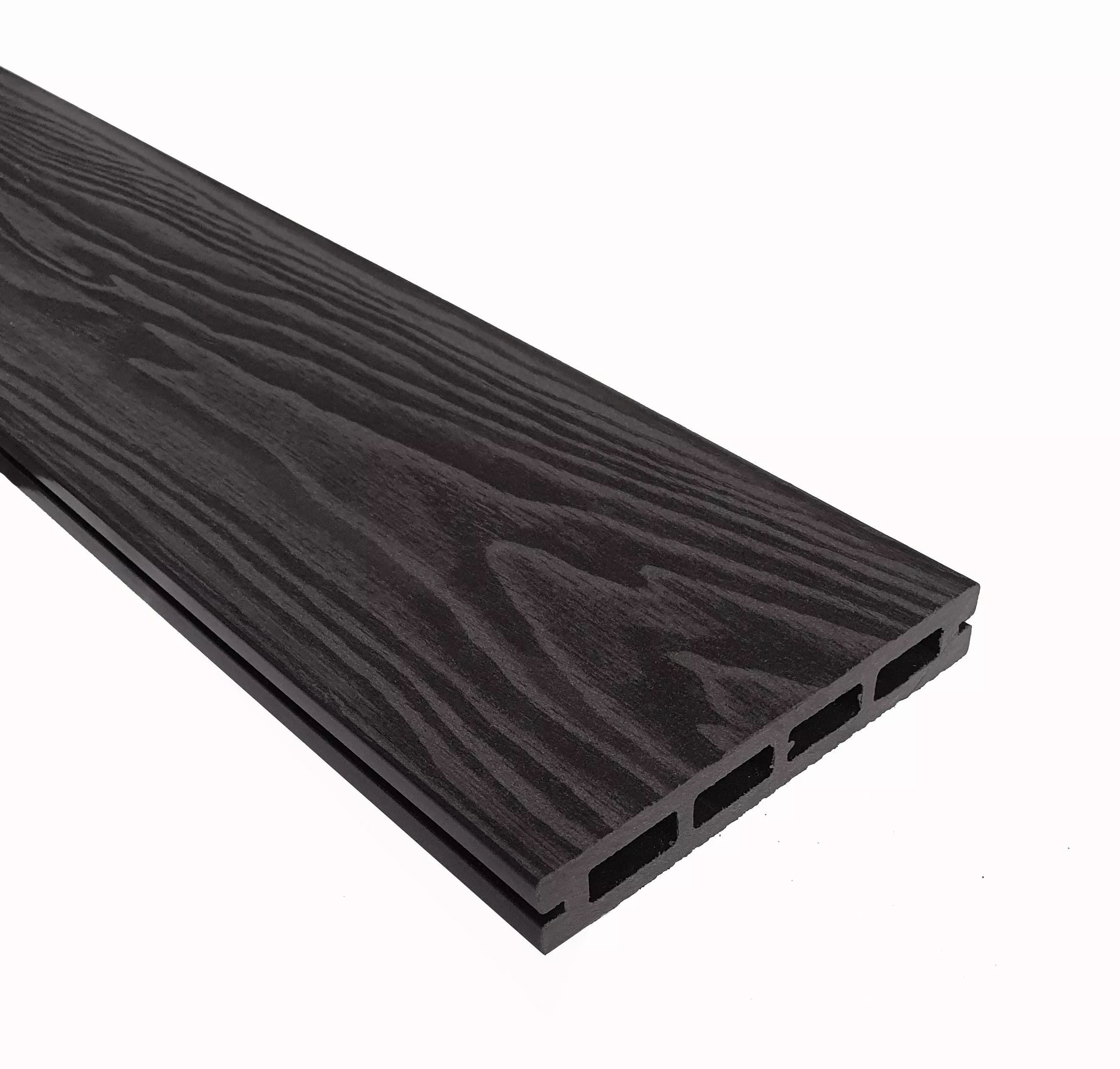 Доска террасная ТЕРРАпол пустотелая с пазом СМАРТ 3D Черное дерево 130х22х3000мм купить в санкт-петербурге