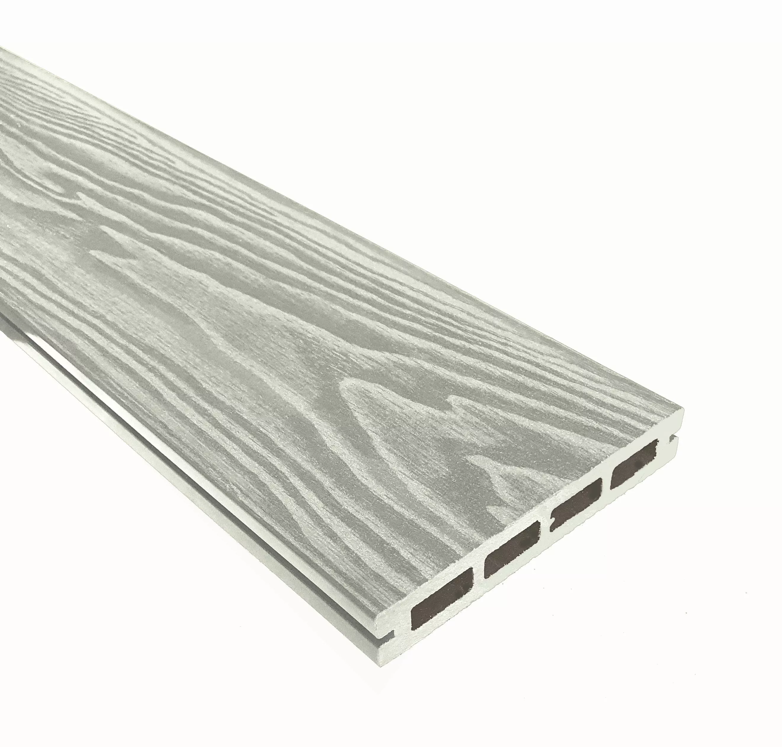 Доска террасная ТЕРРАпол пустотелая с пазом СМАРТ 3D Дуб Беленый 130х22х4000мм купить в санкт-петербурге