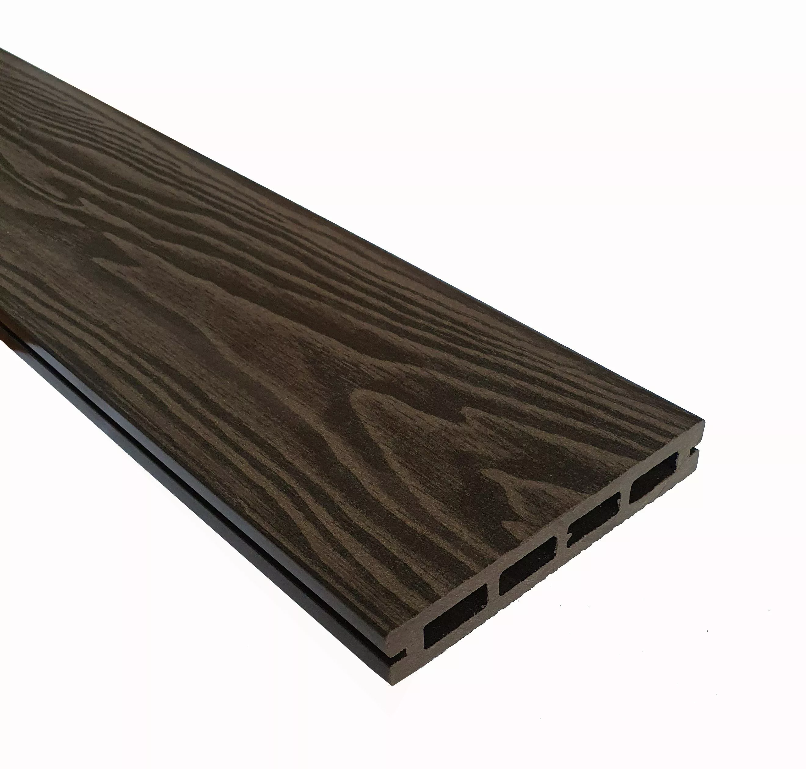 Доска террасная ТЕРРАпол пустотелая с пазом СМАРТ 3D Венге Соренто 130х22х3000мм купить в санкт-петербурге