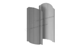 Штакетник металлический МЕТАЛЛ ПРОФИЛЬ Э-118-О NormanMP (ПЭ-01-7004-0.5). Цена: 183 руб. Артикул: 46635