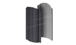 Штакетник металлический МЕТАЛЛ ПРОФИЛЬ Э-118-О (VikingMP E-20-7024-0.5). Цена: 227 руб. Артикул: 46666