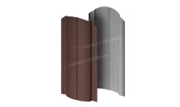 Штакетник металлический МЕТАЛЛ ПРОФИЛЬ Э-118-О (VikingMP E-20-8017-0.5). Цена: 227 руб. Артикул: 46663