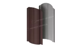 Штакетник металлический МЕТАЛЛ ПРОФИЛЬ Э-118-О (VikingMP E-20-8019-0.5). Цена: 227 руб. Артикул: 46664