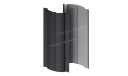 Штакетник металлический МЕТАЛЛ ПРОФИЛЬ Э-118-Т (VikingMP-01-7016-0.45). Цена: 183 руб. Артикул: 46628