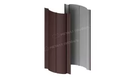 Штакетник металлический МЕТАЛЛ ПРОФИЛЬ Э-118-Т (VikingMP E-20-8019-0.5). Цена: 227 руб. Артикул: 46657