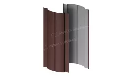 Штакетник металлический МЕТАЛЛ ПРОФИЛЬ Э-118-Т (VikingMP-01-RR32-0.45). Цена: 183 руб. Артикул: 46630