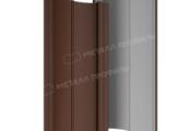 Штакетник металлический МЕТАЛЛ ПРОФИЛЬ Э-118-Т (VALORI-20-Brown-0.5) – Купить оптом и в розницу