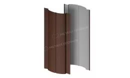 Штакетник металлический МЕТАЛЛ ПРОФИЛЬ Э-118-Т (VALORI-20-Brown-0.5). Цена: 201 руб. Артикул: 46647