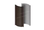 Штакетник металлический МЕТАЛЛ ПРОФИЛЬ Э-118-Т (VALORI-20-DarkBrown-0.5) – Купить оптом и в розницу