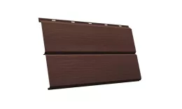 ЭкоБрус 3D 0,345 Grand Line 0,45 Drap ST с пленкой RAL 8017 шоколад. Артикул: 41090
