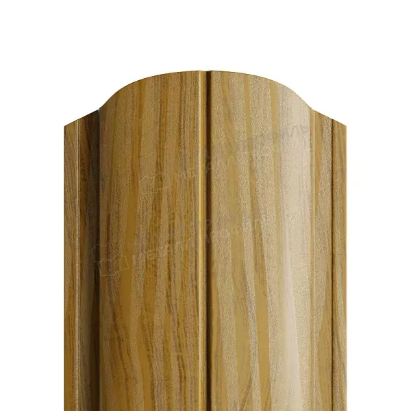 Штакетник металлический МЕТАЛЛ ПРОФИЛЬ LАNE-T 16,5х99 (ECOSTEEL_T-12-Золотой Орех-0.45) купить в санкт-петербурге