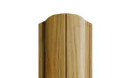 Штакетник металлический МЕТАЛЛ ПРОФИЛЬ TRAPEZE-O 16,5х118 (ECOSTEEL_MA-12-Античный Дуб-0.45). Цена: 134 руб. Артикул: 39571