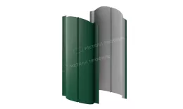 Штакетник металлический МЕТАЛЛ ПРОФИЛЬ ELLIPSE-O 19х126 NormanMP (ПЭ-01-6005-0.5). Цена: 154 руб. Артикул: 39659