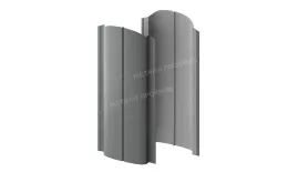 Штакетник металлический МЕТАЛЛ ПРОФИЛЬ ELLIPSE-O 19х126 (ПЭ-01-7005-0.45). Цена: 144 руб. Артикул: 39603