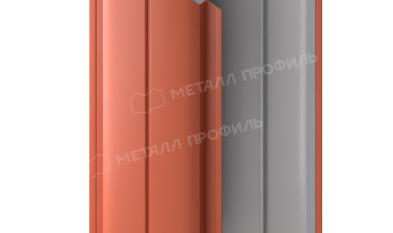 Штакетник металлический МЕТАЛЛ ПРОФИЛЬ ELLIPSE-O 19х126 (PURETAN-20-RR750-0.5). Артикул: 39725