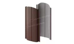 Штакетник металлический МЕТАЛЛ ПРОФИЛЬ ELLIPSE-O 19х126 (VikingMP-01-8017-0.45). Цена: 146 руб. Артикул: 39650
