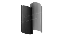 Штакетник металлический МЕТАЛЛ ПРОФИЛЬ ELLIPSE-O 19х126 (ПЭМАД-01-9005\9005-0.4). Цена: 137 руб. Артикул: 39588