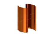 Штакетник металлический МЕТАЛЛ ПРОФИЛЬ ELLIPSE-T 19х126 (AGNETA-03-Copper\Copper-0.5) – Купить оптом и в розницу