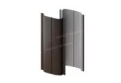 Штакетник металлический МЕТАЛЛ ПРОФИЛЬ ELLIPSE-T 19х126 (VALORI-20-Brown-0.5) – Купить оптом и в розницу