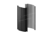 Штакетник металлический МЕТАЛЛ ПРОФИЛЬ ELLIPSE-T 19х126 (VALORI-20-DarkGrey-0.5) – Купить оптом и в розницу