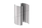 Штакетник металлический МЕТАЛЛ ПРОФИЛЬ ELLIPSE-T 19х126 (VikingMP-01-7016-0.45) – Купить оптом и в розницу