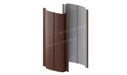 Штакетник металлический МЕТАЛЛ ПРОФИЛЬ ELLIPSE-T 19х126 NormanMP (ПЭ-01-8017-0.5). Цена: 146 руб. Артикул: 39657