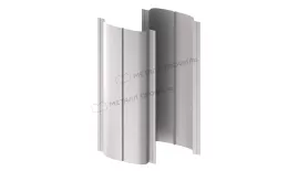 Штакетник металлический МЕТАЛЛ ПРОФИЛЬ ELLIPSE-T 19х126 NormanMP (ПЭ-01-9006-0.5). Цена: 146 руб. Артикул: 39653