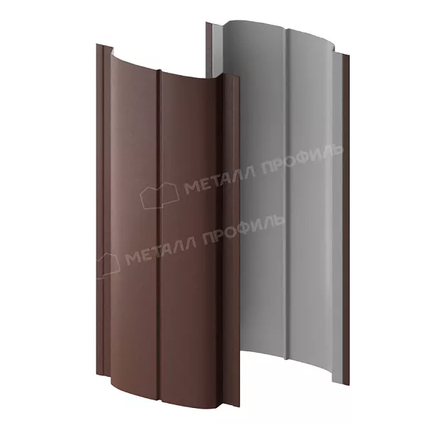 Штакетник металлический МЕТАЛЛ ПРОФИЛЬ ELLIPSE-T 19х126 (VikingMP-01-8017-0.45) купить в санкт-петербурге