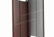 Штакетник металлический МЕТАЛЛ ПРОФИЛЬ ELLIPSE-T 19х126 (VikingMP E-20-8017-0.5) – Купить оптом и в розницу