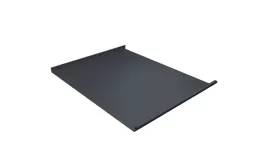 Фальц двойной стоячий Grand Line 0,5 Satin Matt TX с пленкой на замках RAL 7024 мокрый асфальт. Цена: 1.161 руб. Артикул: 37616