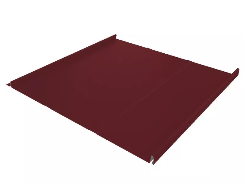 Фальц двойной стоячий Line Grand Line 0,45 Drap TR с пленкой на замках RAL 3005 красное вино купить в санкт-петербурге