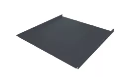 Фальц двойной стоячий Line Grand Line 0,45 Drap TwinColor с пленкой на замках RAL 7024 мокрый асфальт. Цена: 661 руб. Артикул: 47071