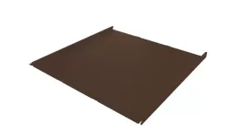 Фальц двойной стоячий Line Grand Line 0,5 Satin Matt TX с пленкой на замках RAL 8017 шоколад. Цена: 1.161 руб. Артикул: 37792